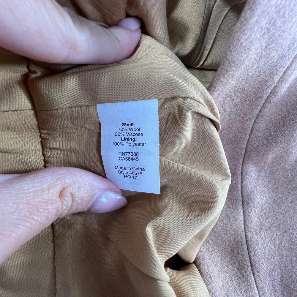 J.Crew The Pencil Skirt Camel Brown Wool Blend Size 6‎ Business Professional
